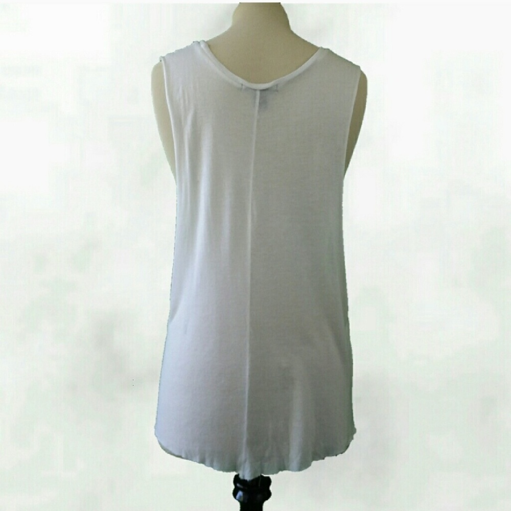 Cross Detail Tank Top Bathing Suit Cover Up - Picture 4 of 7
